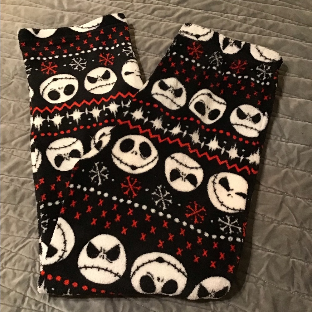 Jack Skellington The Nightmare Before Christmas Plush Pajama Pants